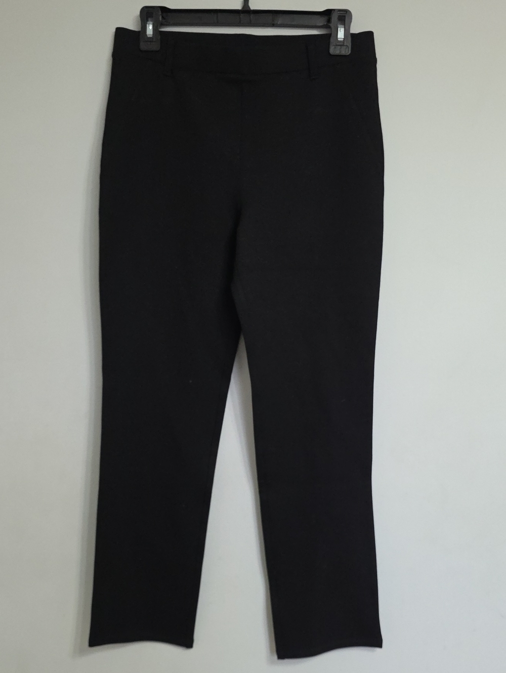 Quince Black Women's Slim Straight Dress Pants